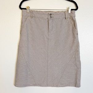 Anthropologie Pilcro And The Letterpress Womens Railroad Denim Striped Skirt 29